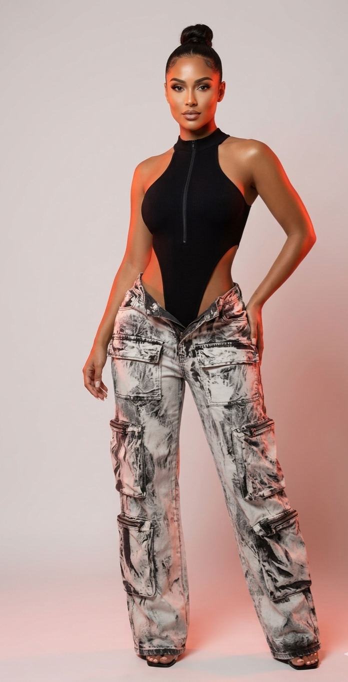 Multi Cargo Pants(Stretch)