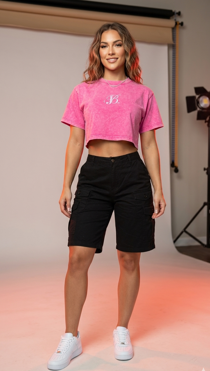 Roxy Crop Top Pink( corrio un poco pequeña)