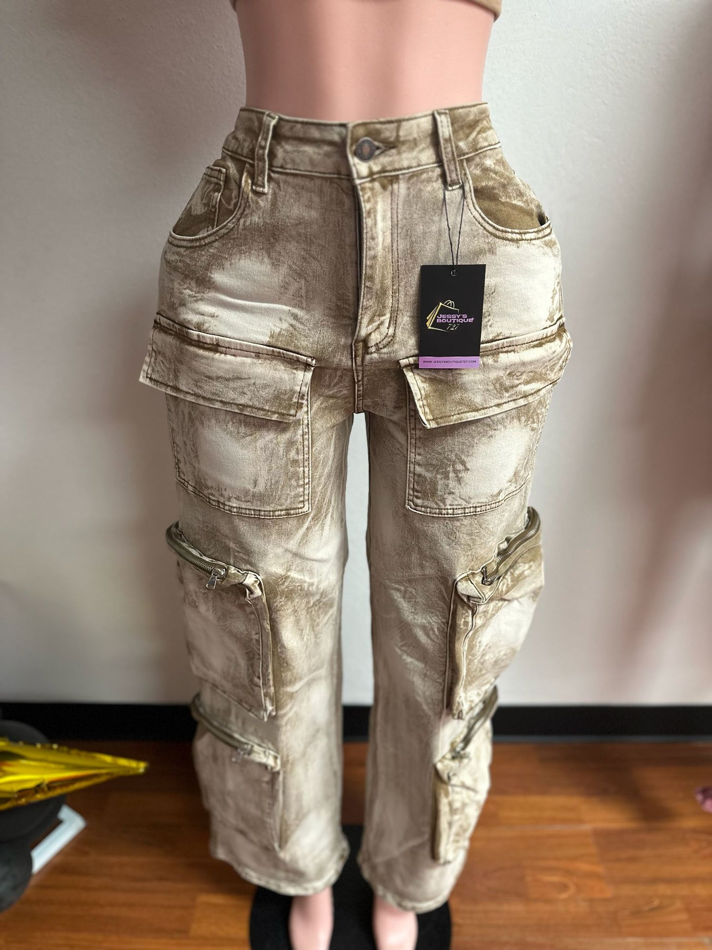 Tan Cargo Pants