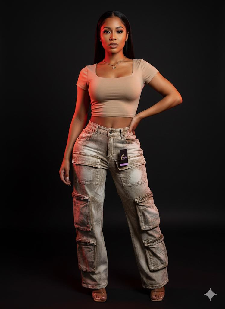 Tan Cargo Pants