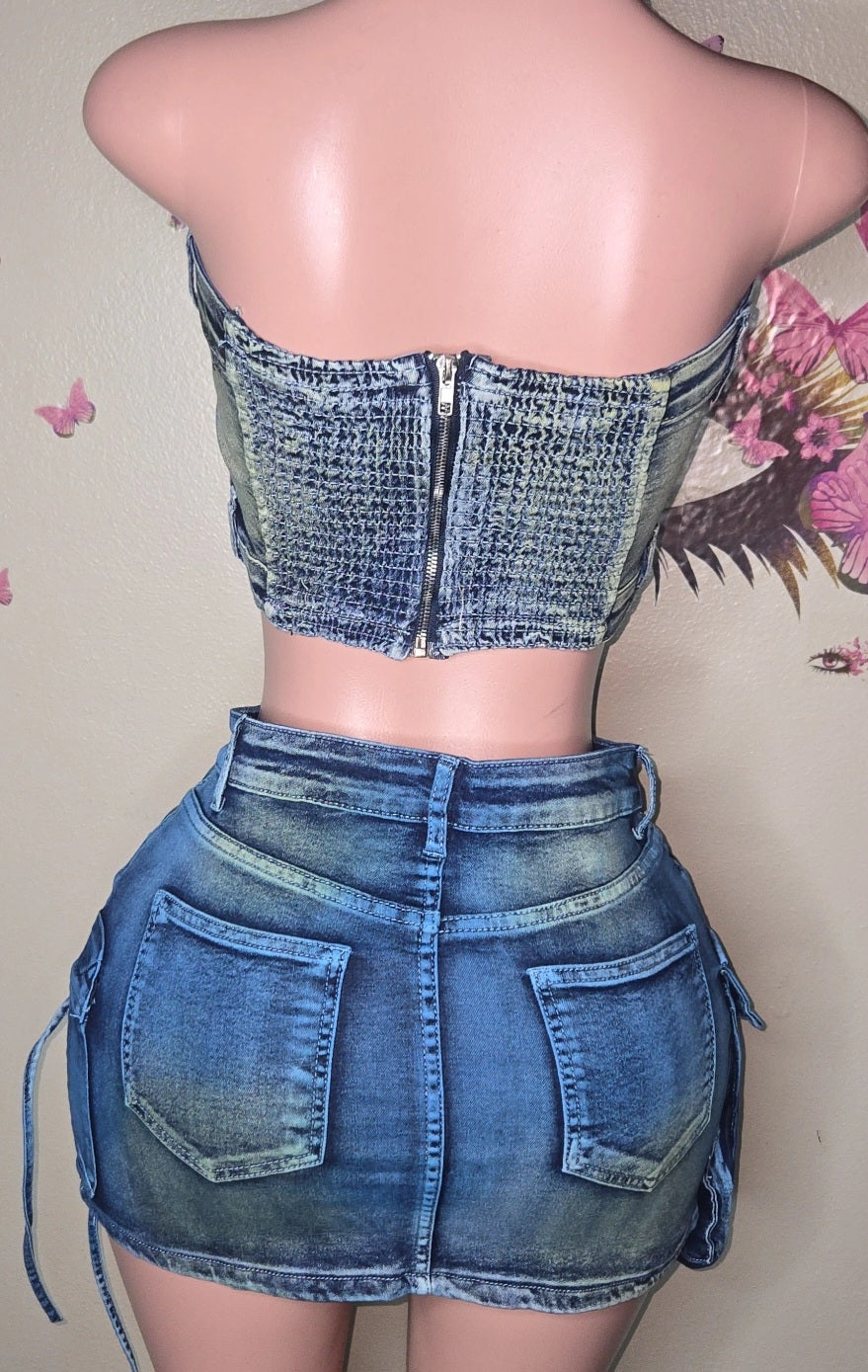 Urban Diva Denim Set(Stretch)
