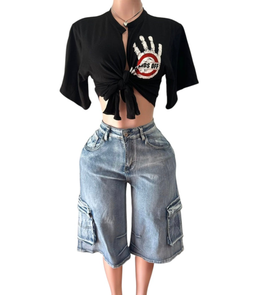 Bermuda Denim Pants