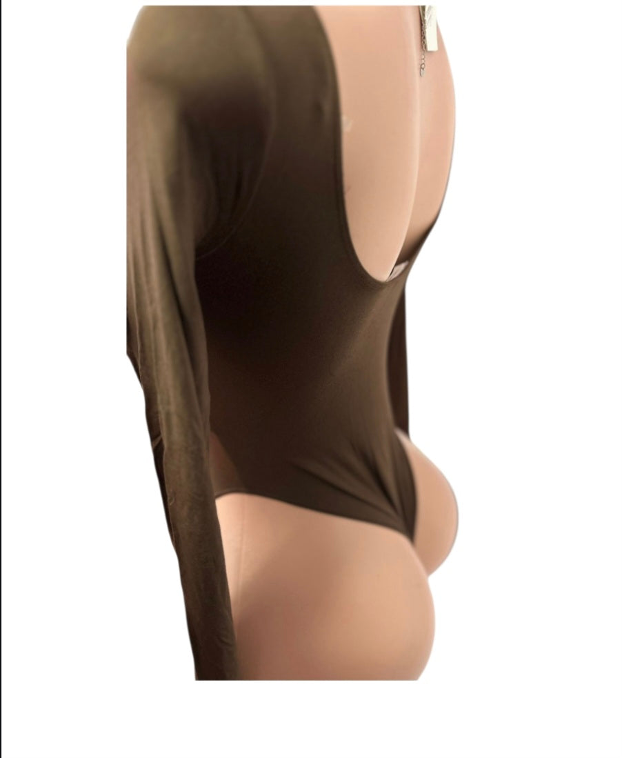 Brown Bodysuit (Stretch)