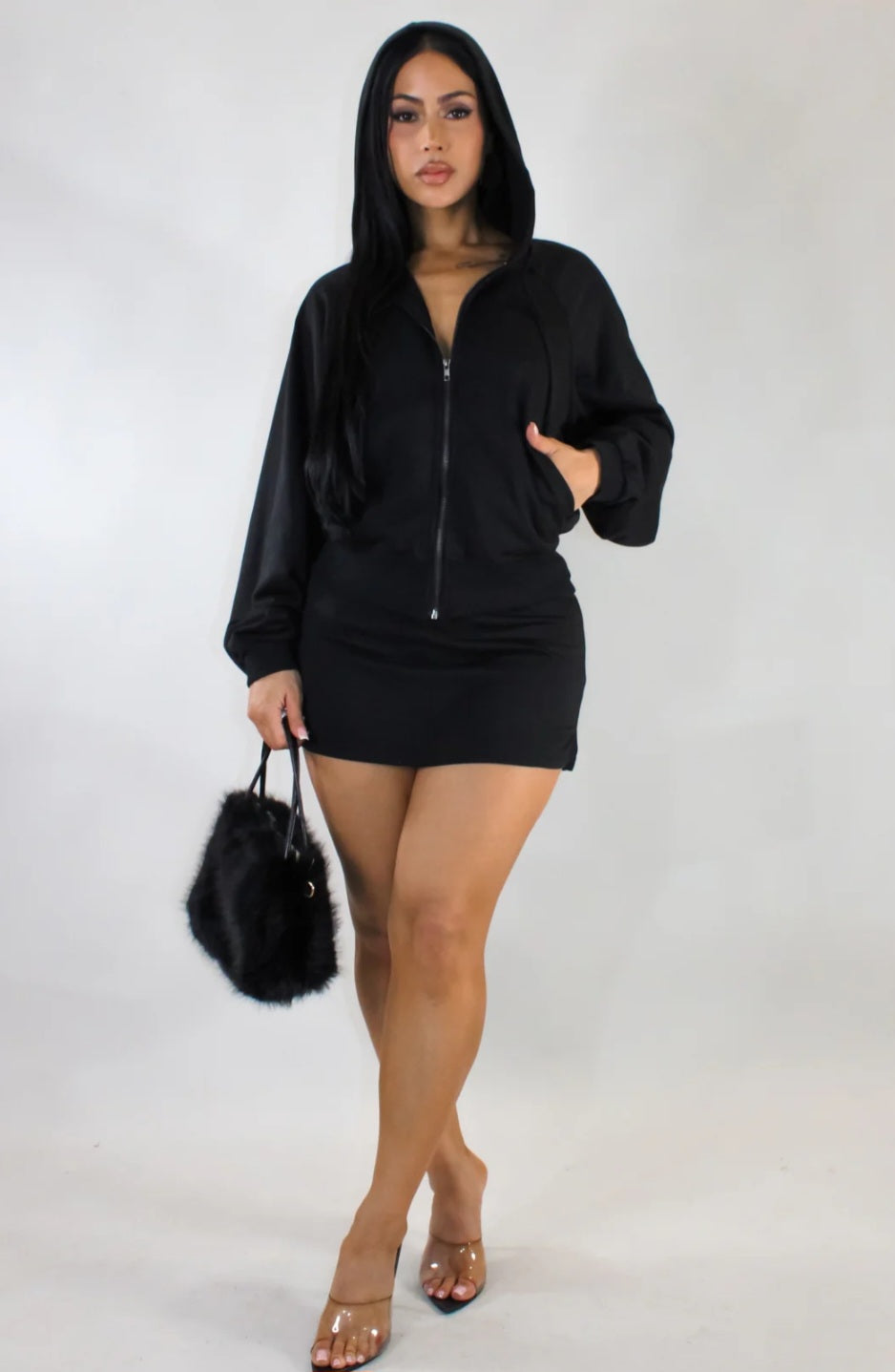 Cool Black Skort Set