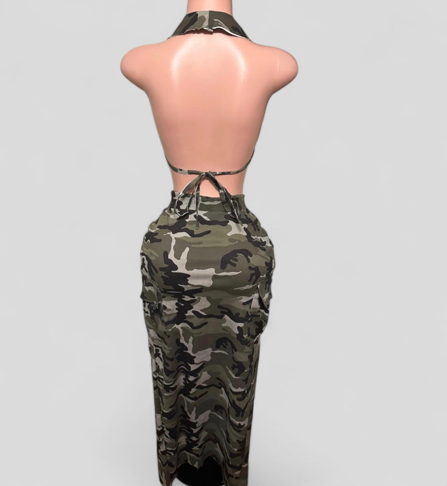 Camo Skirt Set