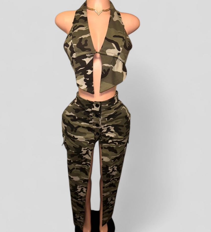 Camo Skirt Set