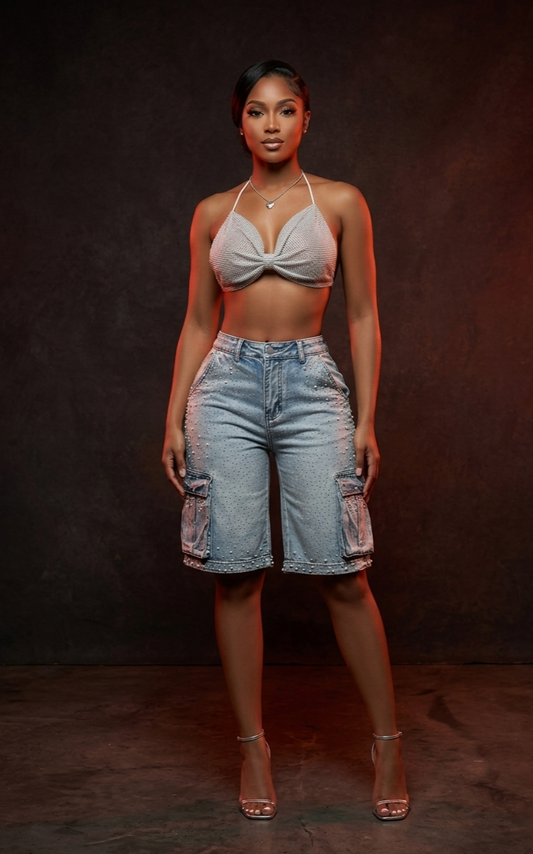 PERLAS DIAMOND BERMUDA Pants