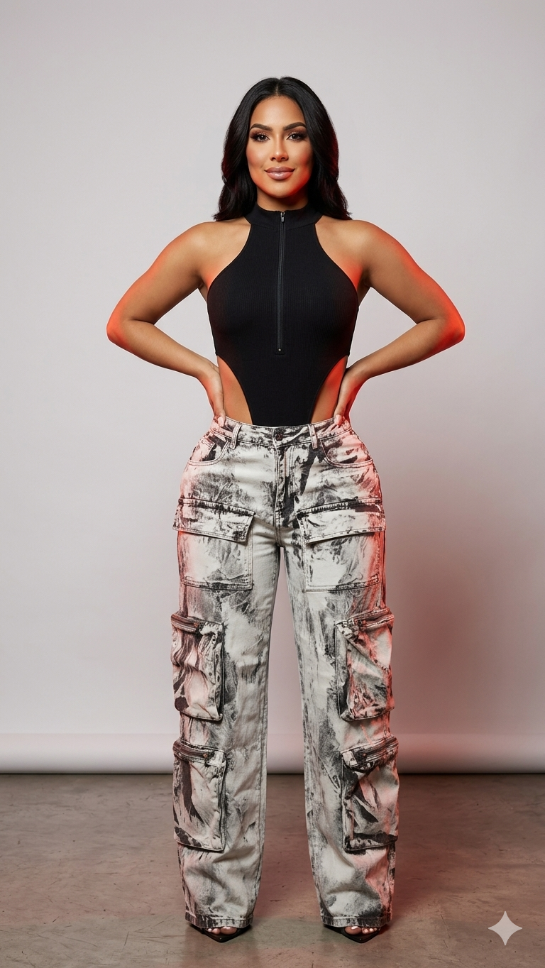 Multi Cargo Pants(Stretch)
