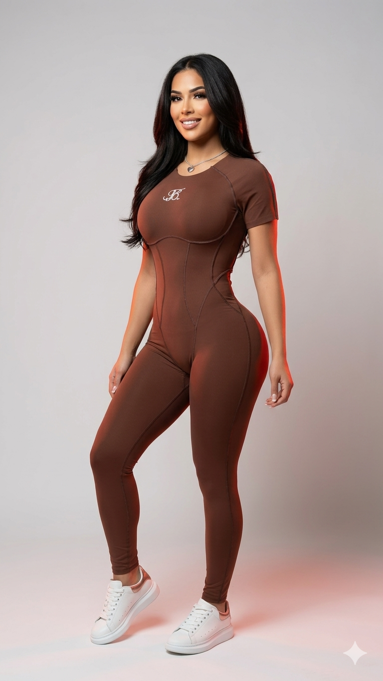 Cookie Brown Jumpsuits JB.(Stretch)