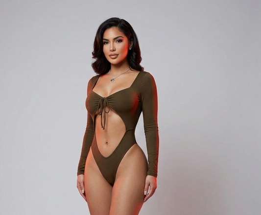 Brown Bodysuit (Stretch)