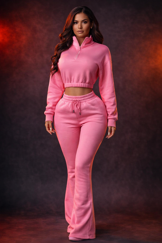 Traveling Jogger Set pink