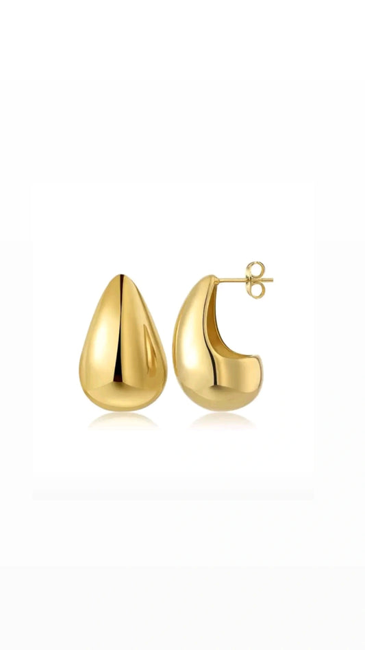 Bot Gota Earrings Gold