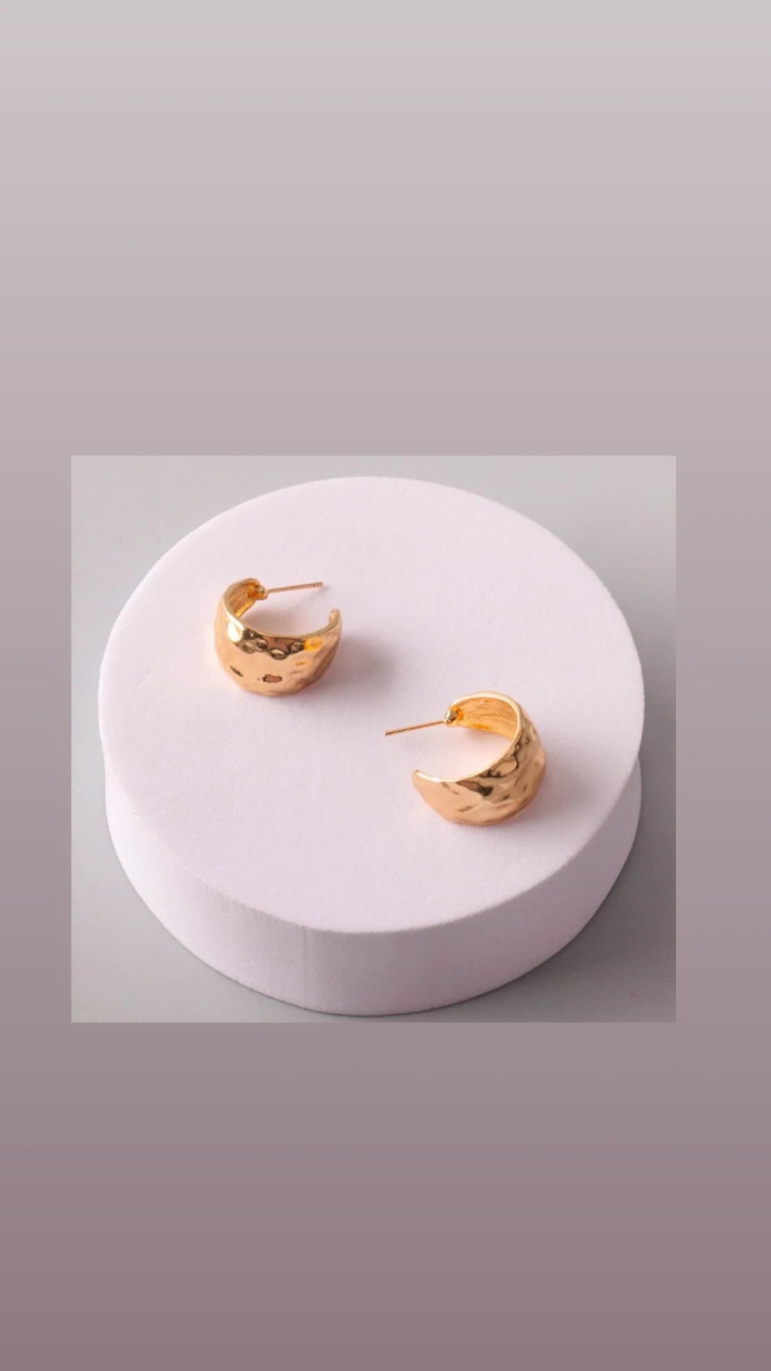 Intense Earrings Gold
