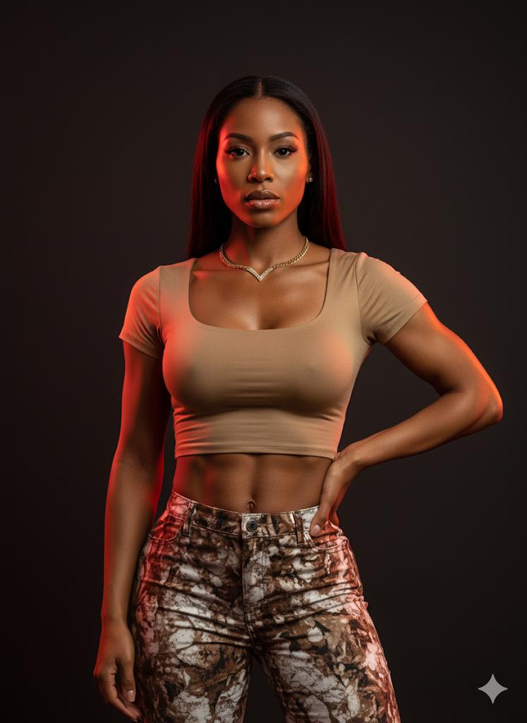 Taupe Crop Top