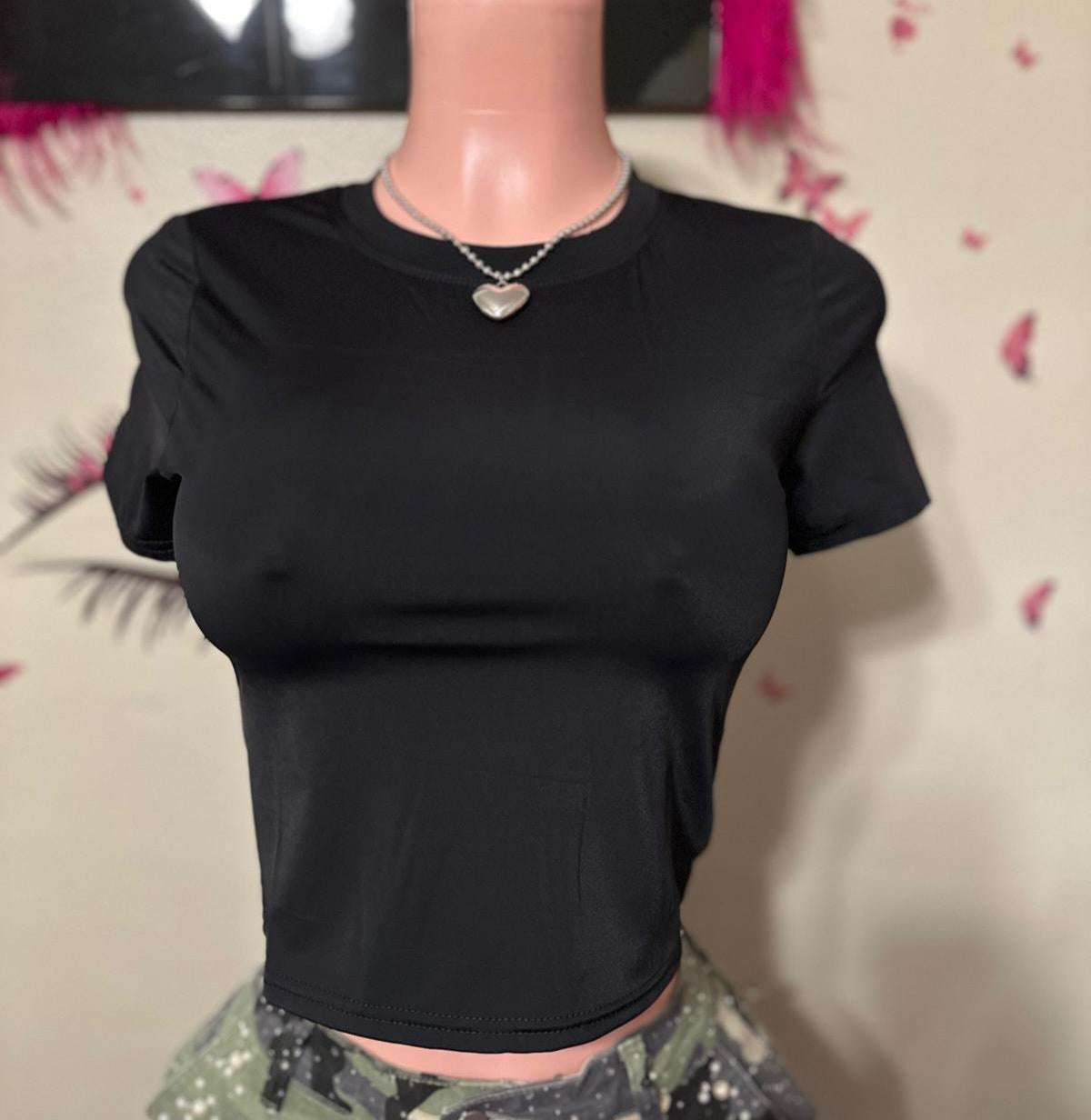 Basica Black Licra Top