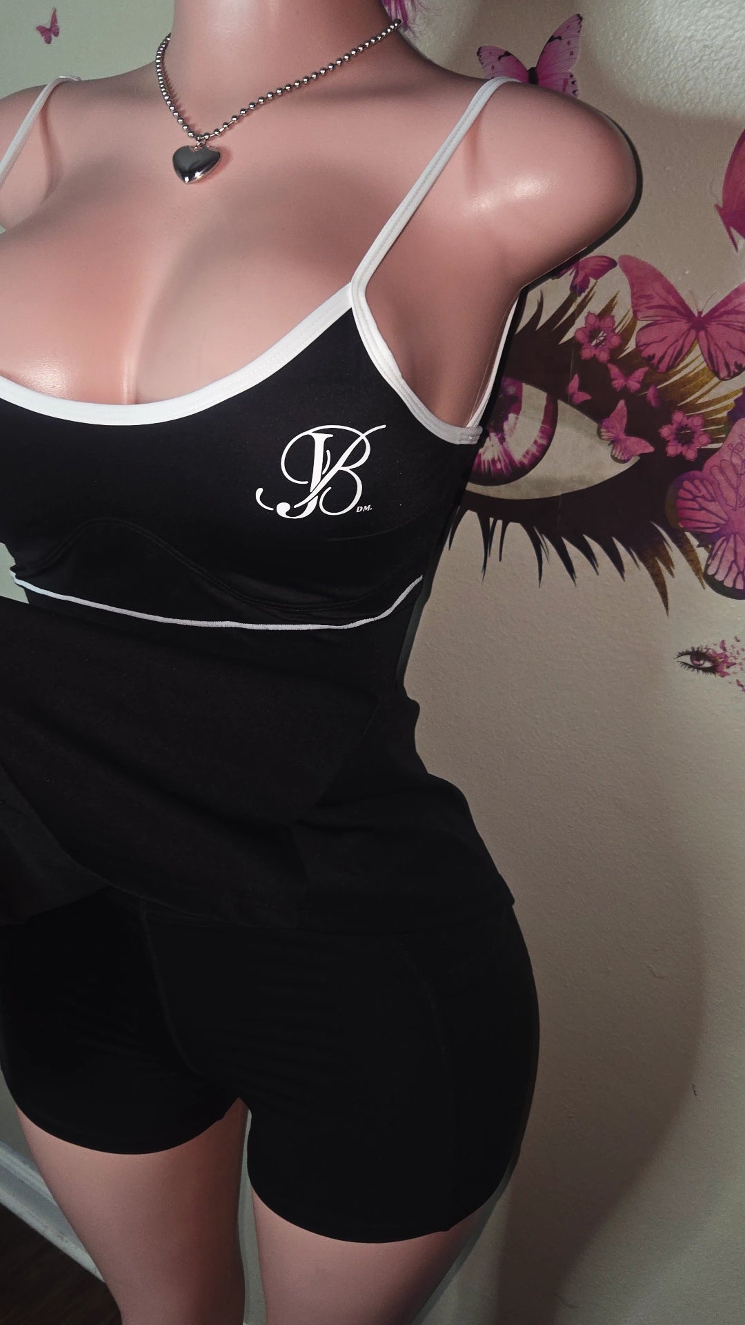 NIFA BLK DRESS JB( INCLUDE SHORT PANTS)(Stretch)