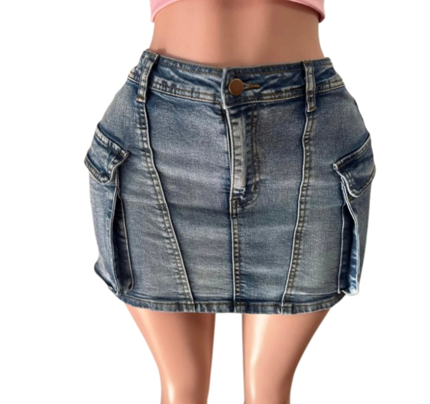 Cora Blue Skirt