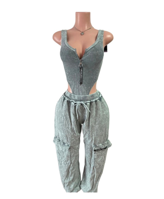 Set Bodysuit Baggie Pants