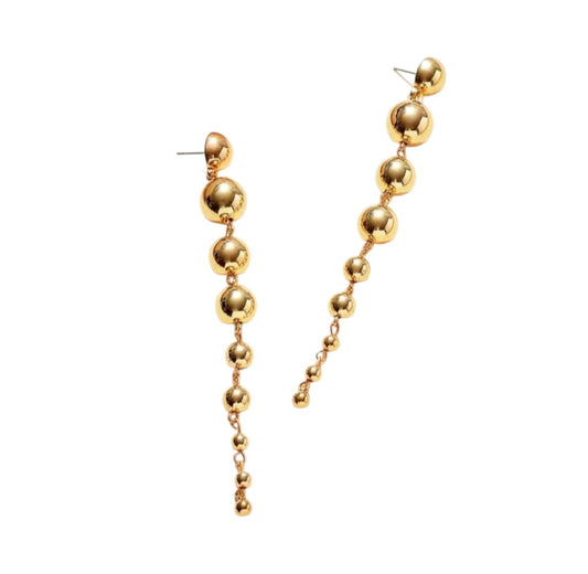 Fashion Earrings Gold Bolas