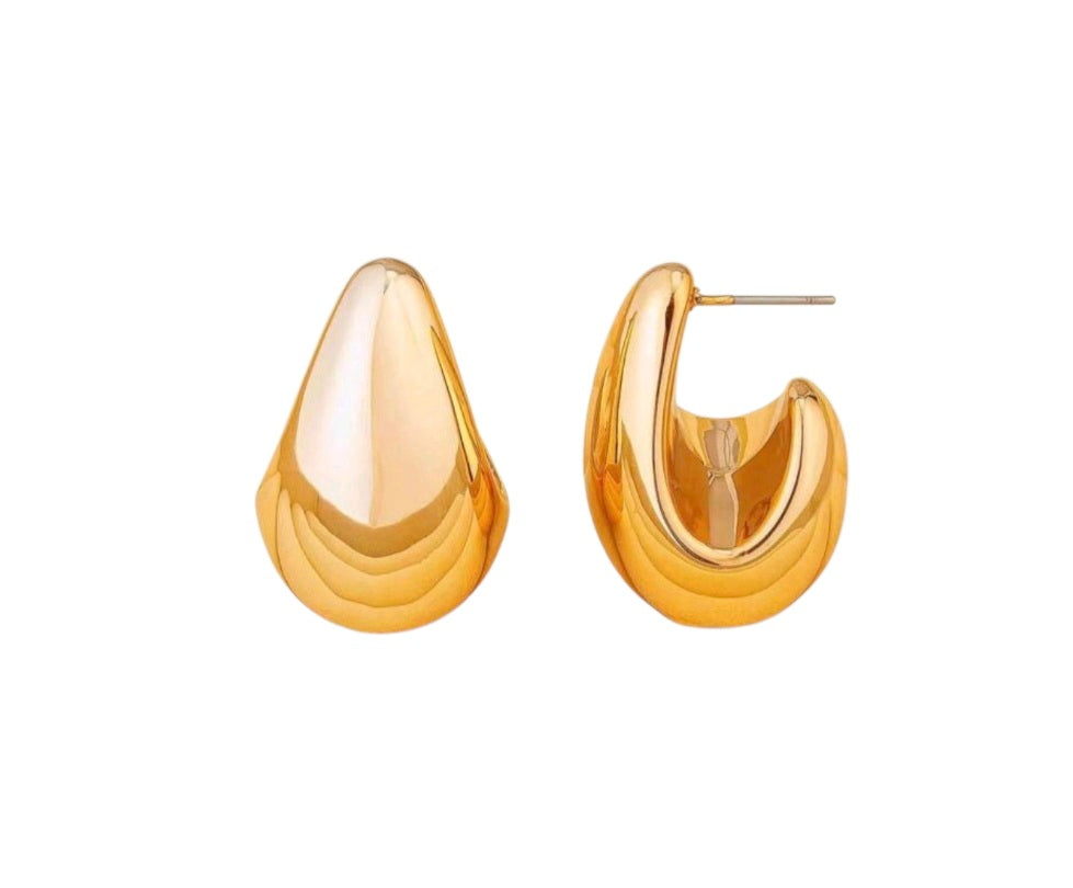 Uve Gota Earrings Gold