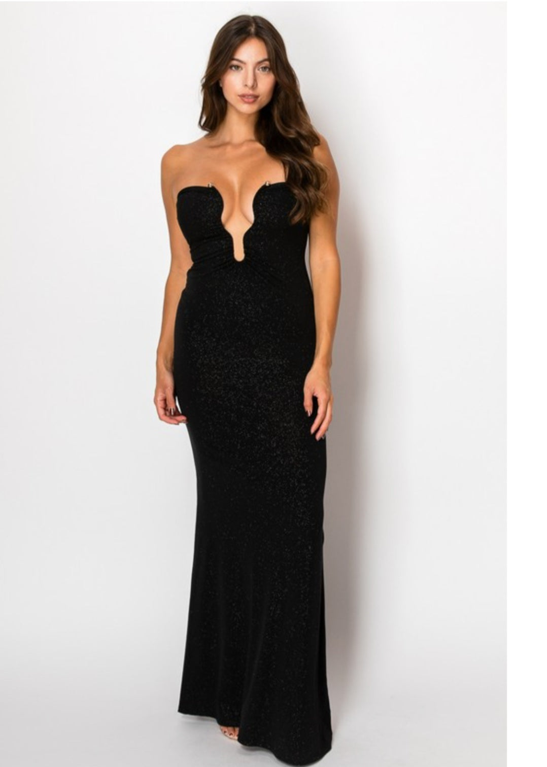 Secrets Black Maxi Dress