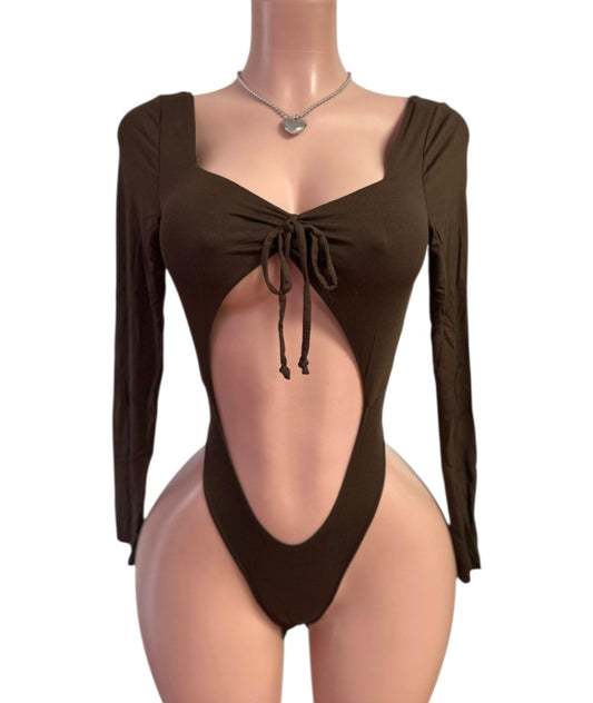 Brown Bodysuit (Stretch)