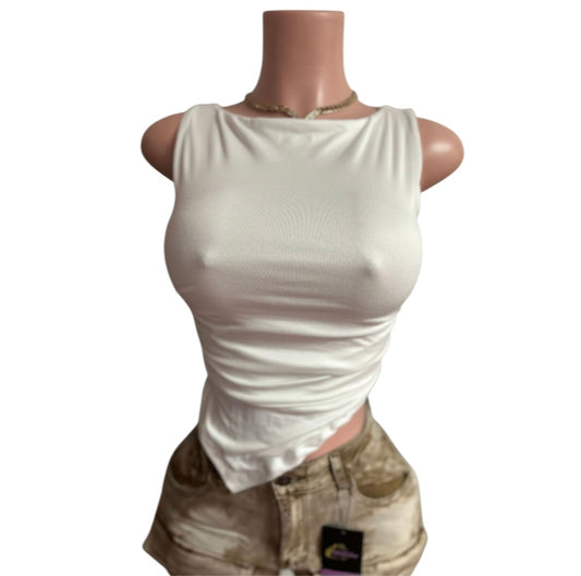 Paris white Top