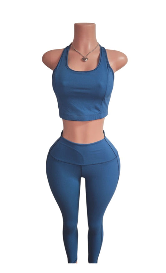 Blue Set Leggings