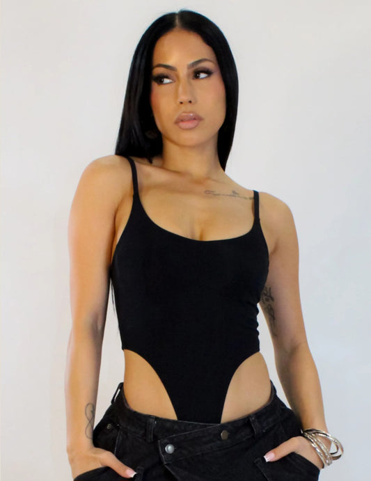 Ilove Black Bodysuit