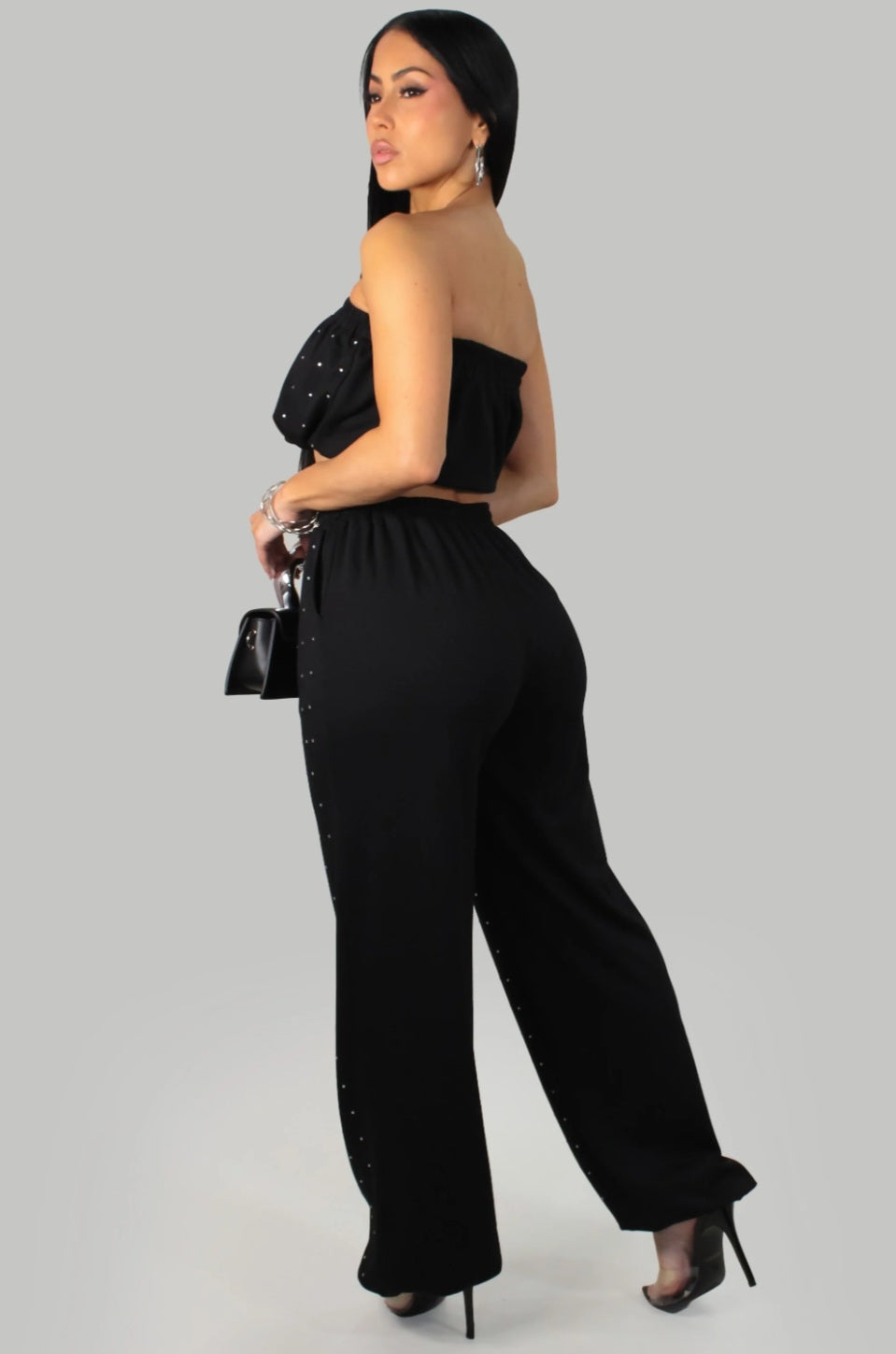 Bling Black Set (Stretch)