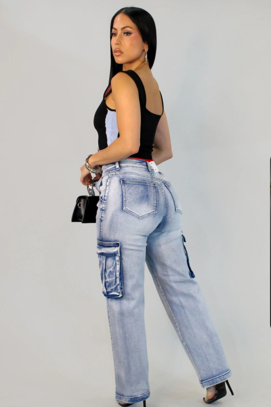 Light Blue Cargo Pants
