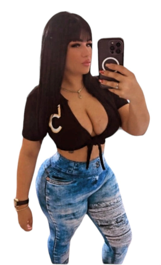 Number 5 Crop top