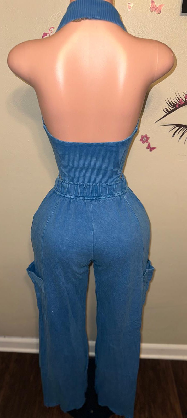 Blue Bodysuit Set