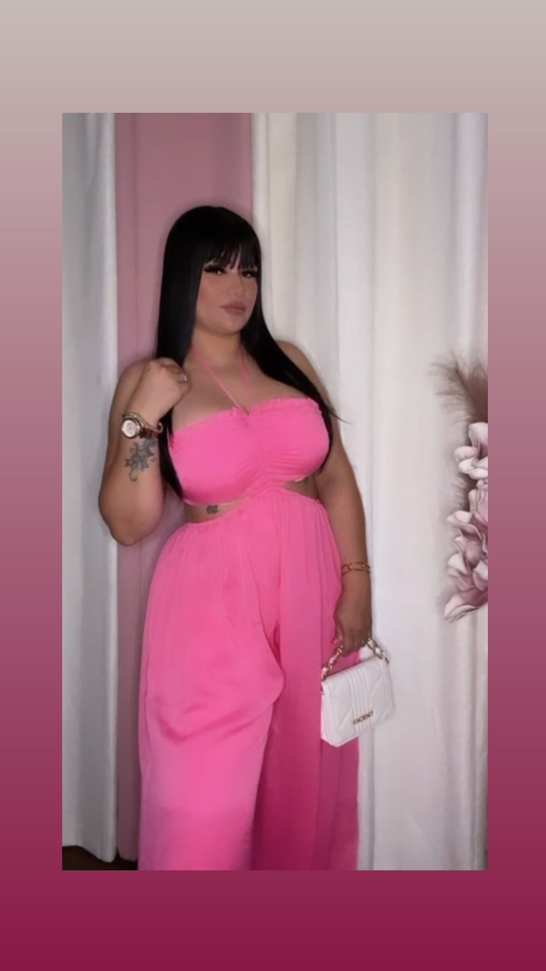 Mila Pink Jumpsuit💗