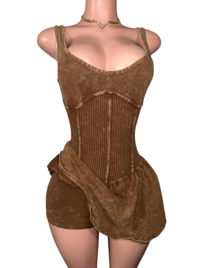 Canela Romper Dress