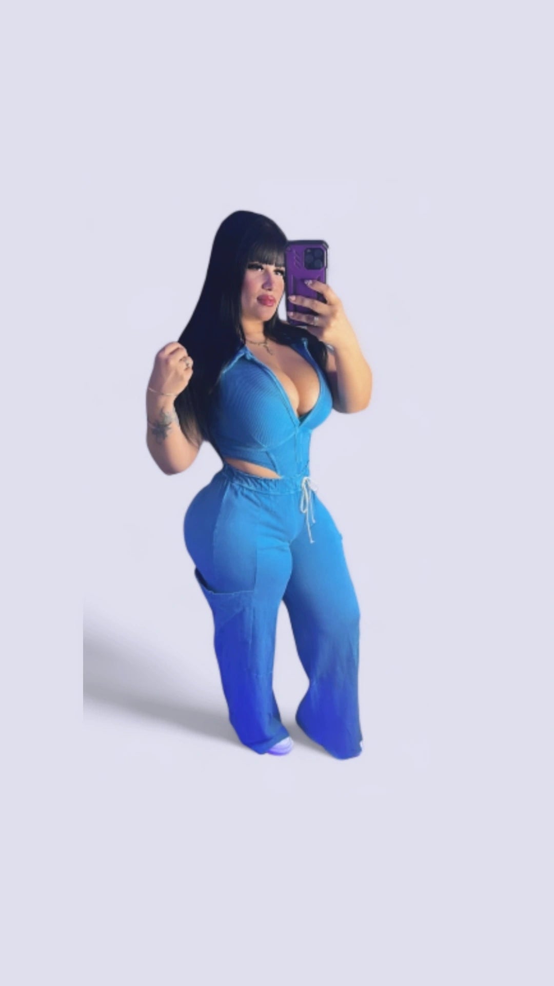 Blue Bodysuit Set