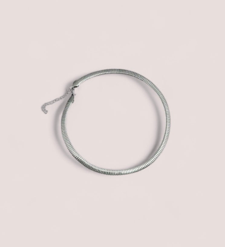 Omega silver Naklace
