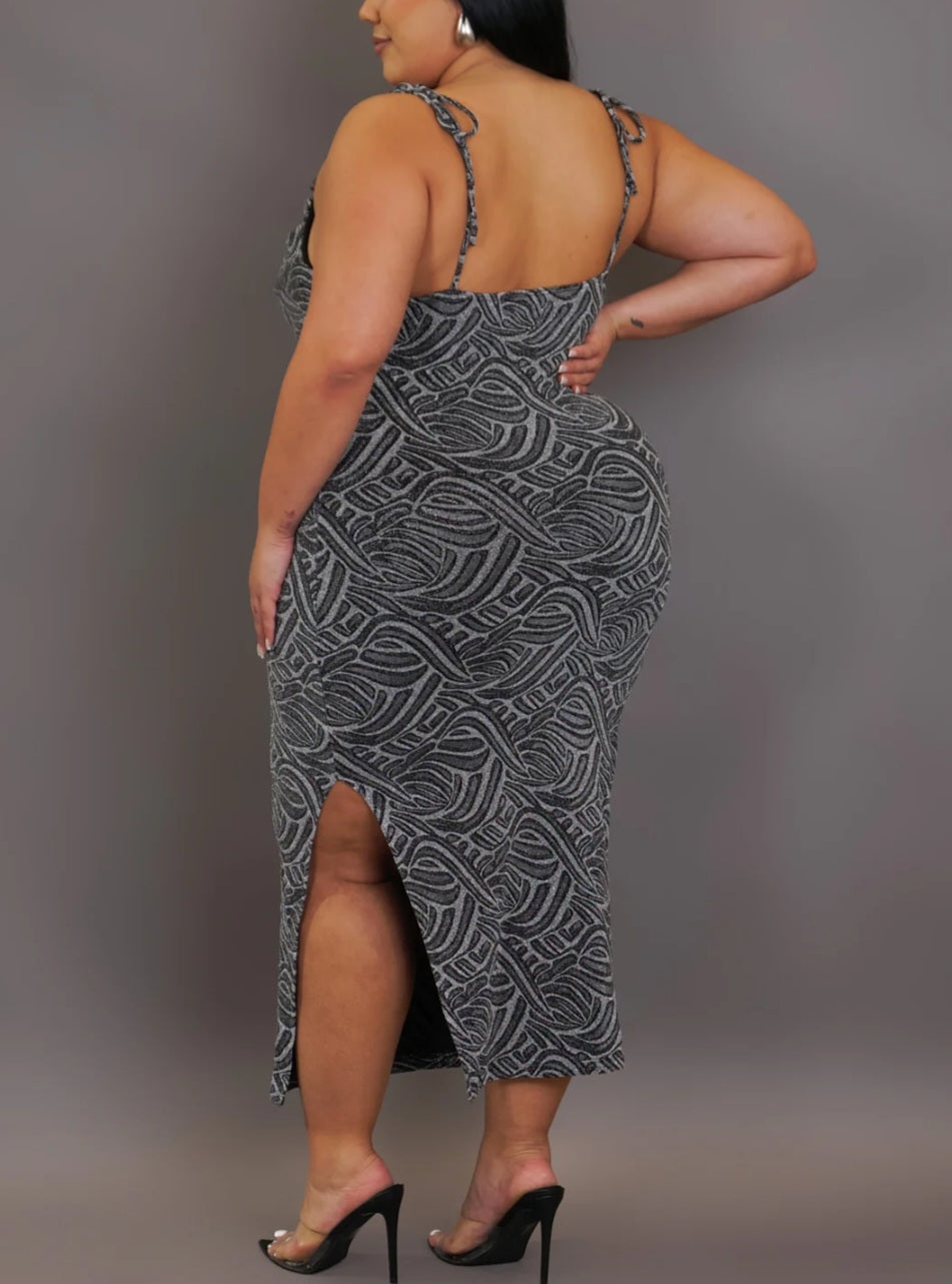Better Grey Dress (PLUS SIZE)
