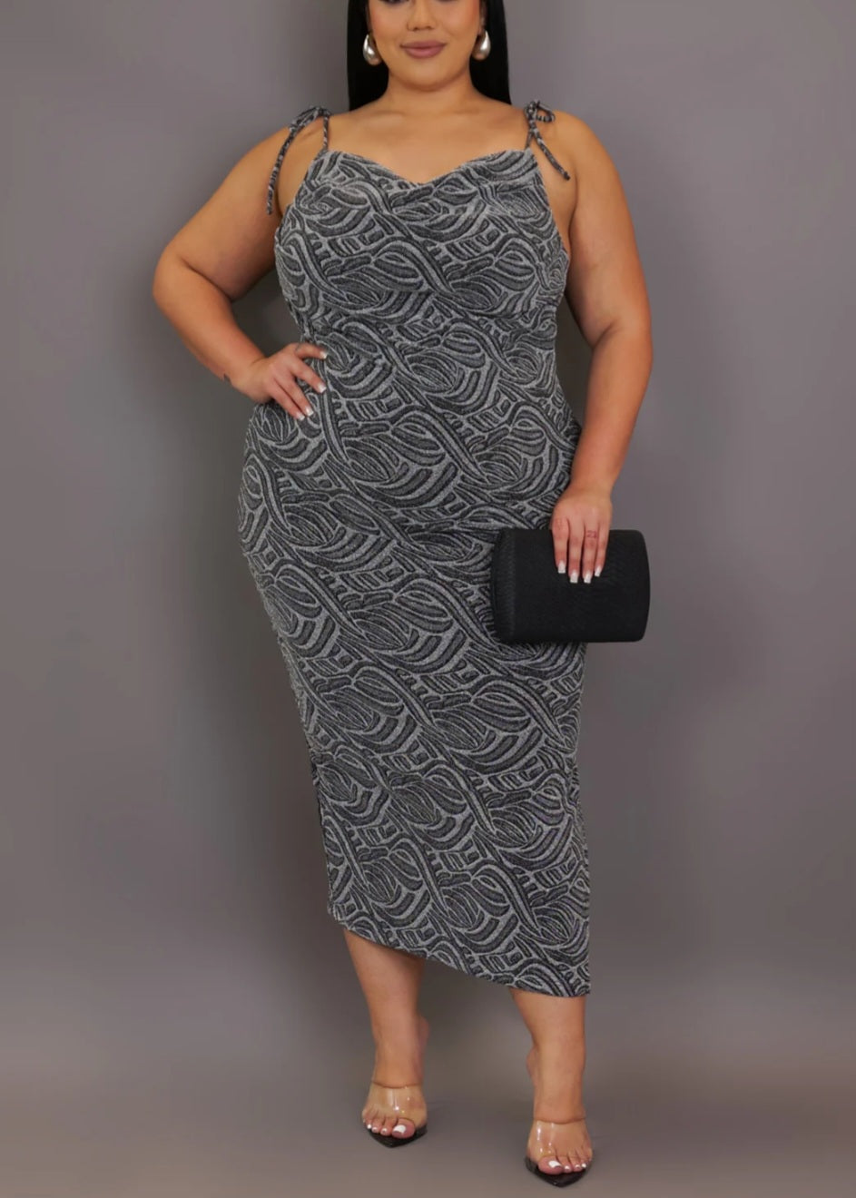 Better Grey Dress (PLUS SIZE)