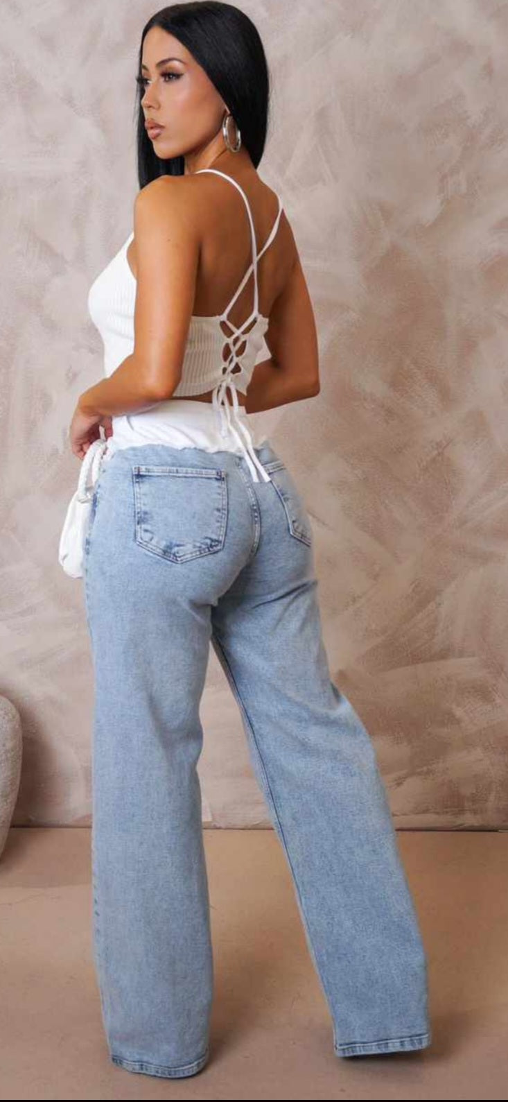 Cargo Denim Pants