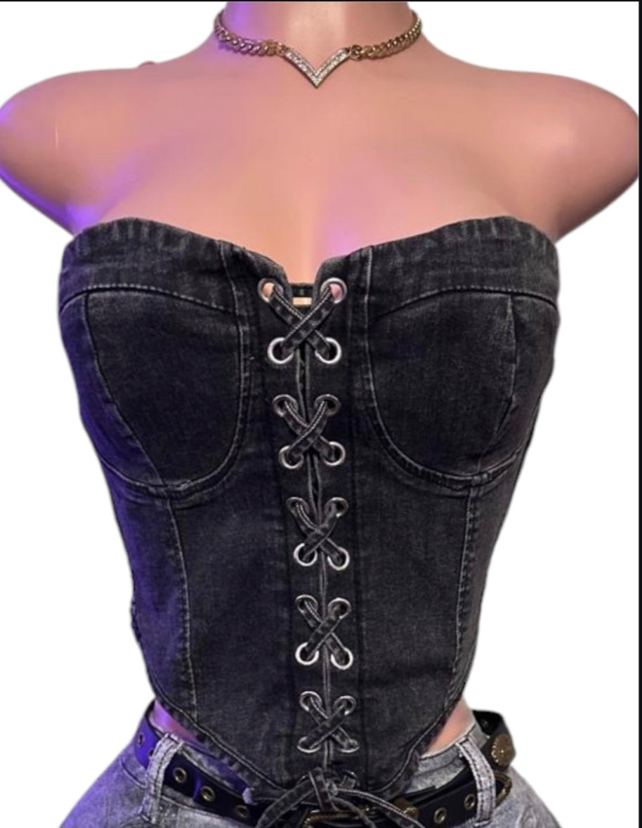 Diana Denim Top