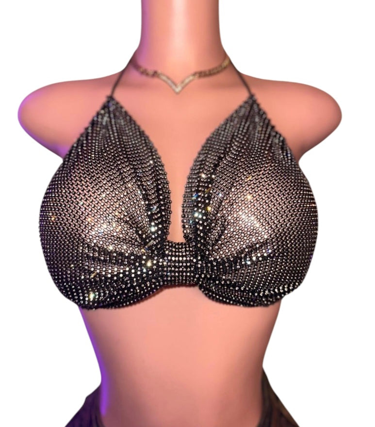 Diamante Black Top